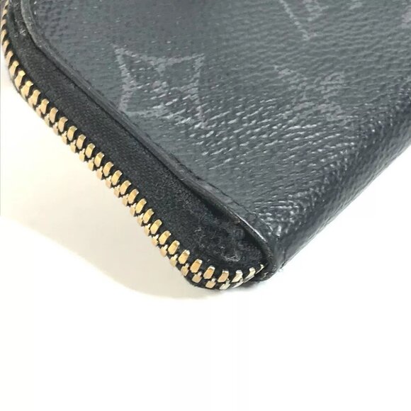 LOUIS VUITTON M63536 MonogramEclipse Porte Monnaie jour Wallet coin purse - Picture 13 of 16